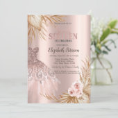 グリッタードリップスドレスパンパバラ金ゴールドスウィート16 招待状 (スタンド正面)