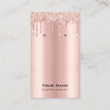 グリッタードリップスバラ金ゴールドジュエリーイヤリングディスプレイ