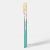 グリッタードリップスパイナップルサンカクテルミントグリーン Case-Mate iPhoneケース (裏面 / 左)