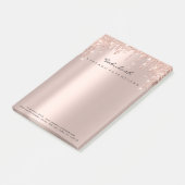 グリッタードリップスピンクローズ金ゴールドネームアドレミニマルス ポストイット (アングル)