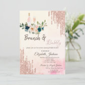 グリッタードリップスブランチ&バブリーブライダルシャワー 招待状 (スタンド正面)