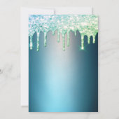 グリッタードリップスブルーキンセアニェラ 招待状 (裏面)