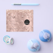 グリッタードリップスメイクアッププライスリーフレットバラフライヤー チラシ (シングル)