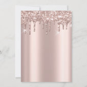 グリッタードリップス、ドレス、バラクインセアニラ 招待状 (裏面)