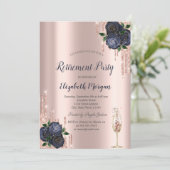 グリッタードリップス、ネイビーブルーバラ退職 招待状 (スタンド正面)