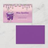 グリッタードリップバケットハウス清掃サービス 名刺 (正面/裏面)