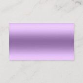 グリッタードリップパープルベビーシャワーおむつラッフルエンクル エンクロージャーカード (裏面)