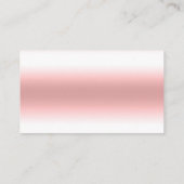 グリッタードリップピンクベビーシャワーおむつラッフル エンクロージャーカード (裏面)