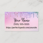 グリッタードリップフルポス名刺 名刺 (裏面)