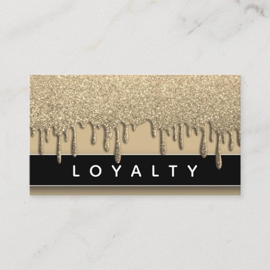 グリッタードリップ爪、 ネイルスパプロフェッショナルトレンディーパターン 予約カード (正面)