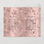 グリッタードリップ美しい価格リーフレットバラフライヤー チラシ (裏面)