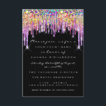 グリッタードリプスバラブライダル16thレインボーマーメイド 招待状<br><div class="desc">高級エレガントイベントデザイナーとして私はあなたのビジネスに顧客を引き付けモダン、あなたのビジネスを成長させるためのツールを作ろうとする他の質問は、私に教えて下さい。特別な日を！フィレンツェK設計</div>