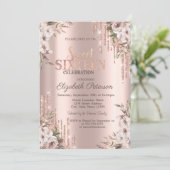 グリッタードリプスバラ金ゴールドボホフラワーズスウィート16 招待状 (スタンド正面)