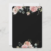 グリッタードレエレガントスシックバラキンセアニェラ 招待状 (裏面)