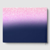 グリッタードレエレガントス《写真》ぼけ味ネイビーブルースウィート16 ゲストブック (裏面)