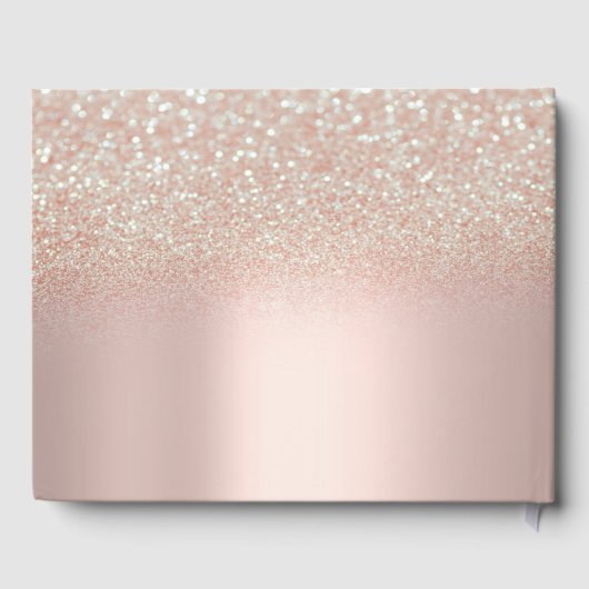 グリッタードレエレガントス《写真》ぼけ味バラ金ゴールドスウィート16 ゲストブック (裏面)