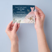 グリッタードレスバタフライキンセアニェラバジェットフライヤー チラシ (手)