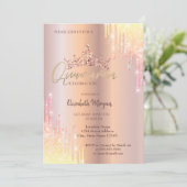 グリッタードロッグラデーションプティアラバラ金ゴールドキンセアニラ 招待状 (スタンド正面)