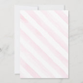 グリッタードーナツベビーシャワーパーティの招待状 招待状 (裏面)