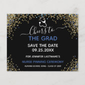 グリッターナースの卒業ピンニング日付の保存 (正面)