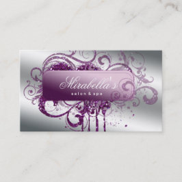 グリッターネイルサロンアポイントメントエレガントきらきら光る 予約カード