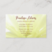 グリッターネイルサロンマニキュアとアフリカンハンズ 名刺 (裏面)