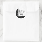 グリッターハイヒール靴シール ラウンドシール (バッグ)