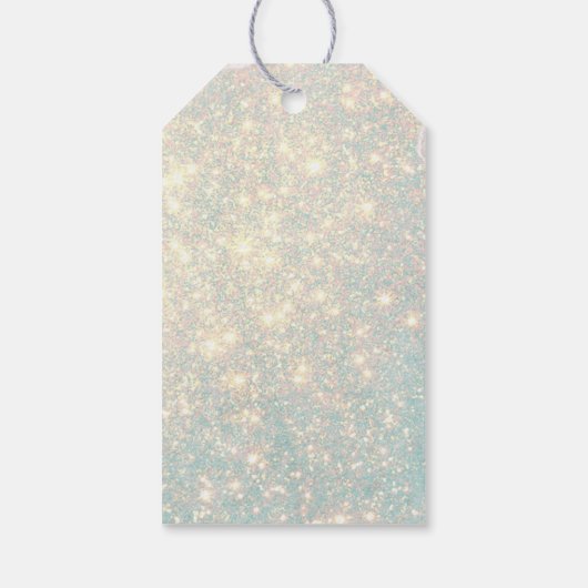 グリッターハッピークリスマスホリデーズギフトラベル ギフトタグ (裏面)