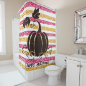 グリッターハッピーハローウィン シャワーカーテン (インサイチュ)