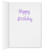 *~*グリッターハッピーバースデーフラワーブルーカスタマイズ (内側 (右))