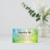 グリッターハネムーン基金ブライダルシャワー結婚またはEn エンクロージャーカード (スタンド正面)