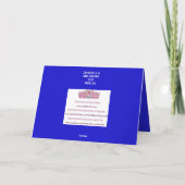 グリッターハムザחמסהフローラカード サンキューカード (裏面)