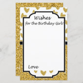 グリッターハートの願い誕生日ガールゲーム (正面/裏面)