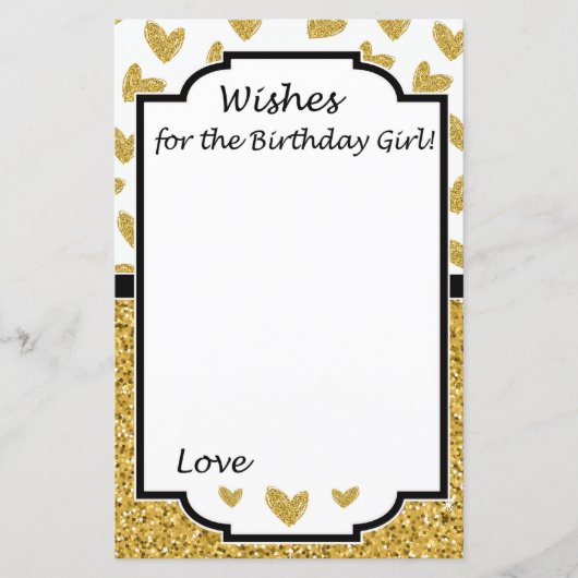 グリッターハートの願い誕生日ガールゲーム (正面)