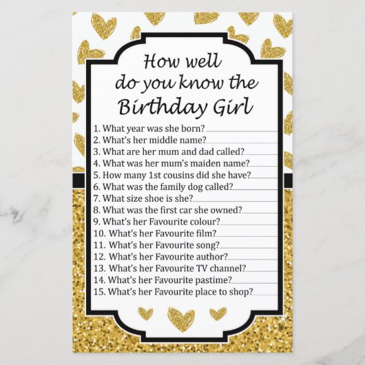 グリッターハート誕生日をどれだけ知っているか (正面)