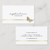 グリッターバタフライ名刺 名刺 (正面/裏面)