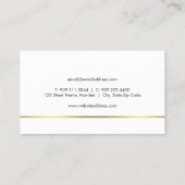 グリッターバタフライ名刺 名刺 (裏面)