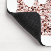 グリッターバラ金ゴールドクラウンクリップアートクイーンクリパートクラウン マウスパッド (コーナー)