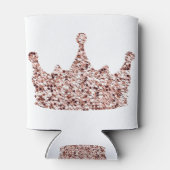 グリッターバラ金ゴールドクラウンクリップアートクイーンクリパートクラウン 缶クーラー (裏面)