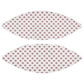 グリッターバラ金ゴールドハート白の背景 アメリカンフットボール (パネル)