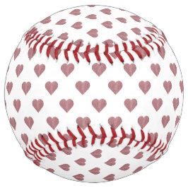 グリッターバラ金ゴールドハート白の背景 ソフトボール