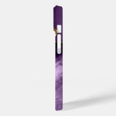 グリッターバラ金ゴールドパープルアジートスパークルマーブル Case-Mate iPhoneケース (裏面 / 左)