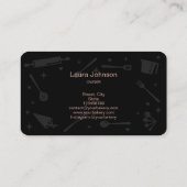 グリッターバラ金ゴールドベーキングツールウィスク 名刺 (裏面)