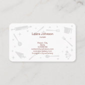 グリッターバラ金ゴールドベーキングツールウィスク 名刺 (裏面)