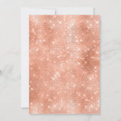 グリッターバラ金ゴールド40th誕生日紙吹雪パーティー 招待状 (裏面)