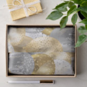 グリッターバルーン金ゴールド及び銀誕生日 薄葉紙 (ギフト)