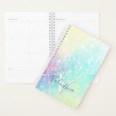 グリッターパステル《写真》ぼけ味パタカラフルーン プランナー手帳 (ディスプレー)