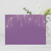 グリッターパター空白のン招待状 招待状 (スタンド正面)