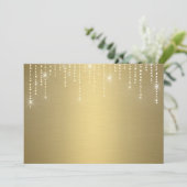 グリッターパター空白のン招待状 招待状 (スタンド正面)