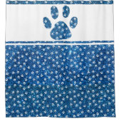 グリッターパワープリントシャワーカーテン シャワーカーテン (正面)